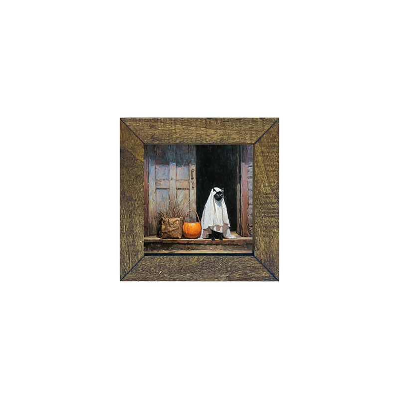 Trick or Treating Pets - Cat at the Door
