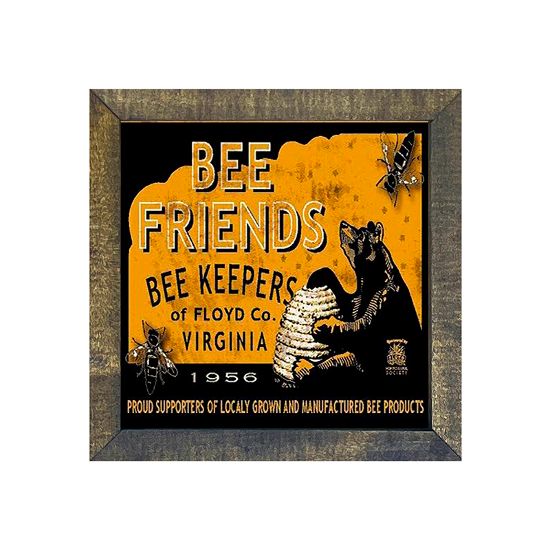 Bee Friends Honey Label