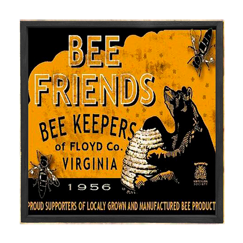Bee Friends Honey Label
