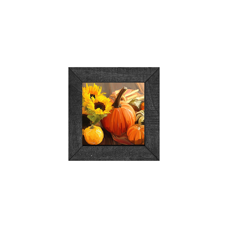 Pumpkins and Sunflowers