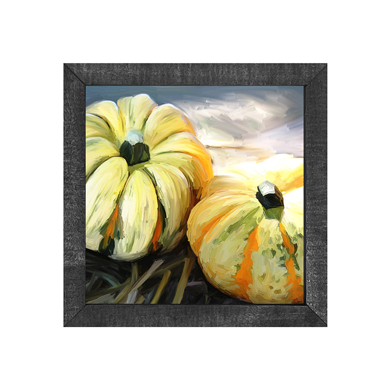 Pumpkins with green stripe