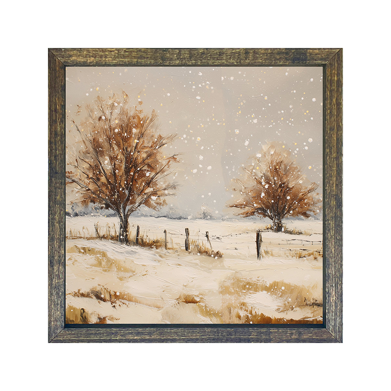 Fenceline Snowfall