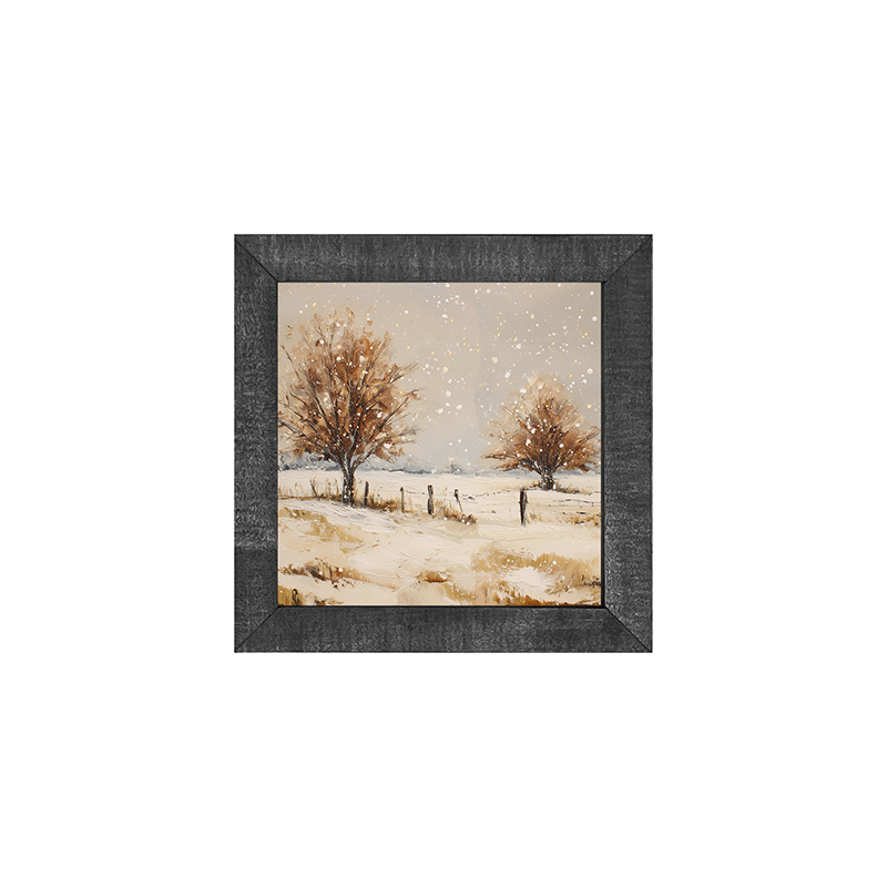 Fenceline Snowfall