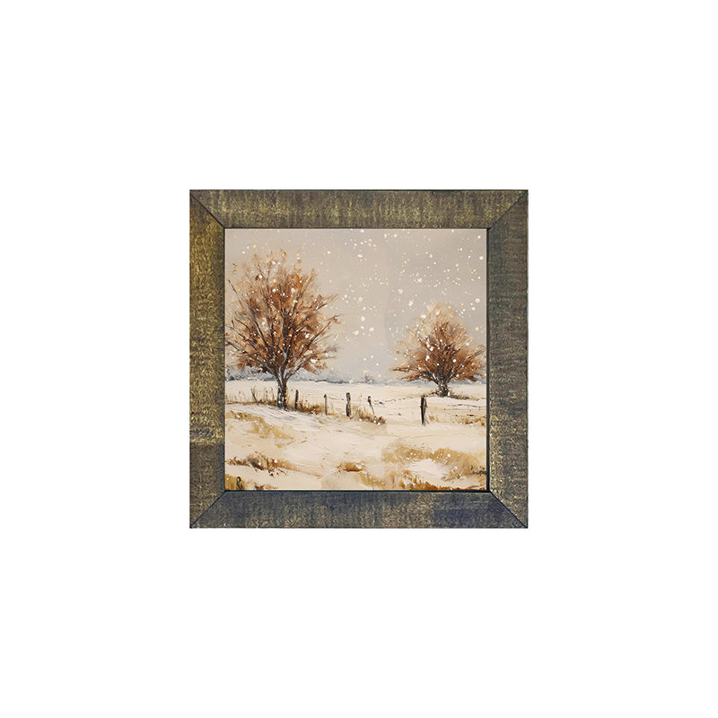Fenceline Snowfall