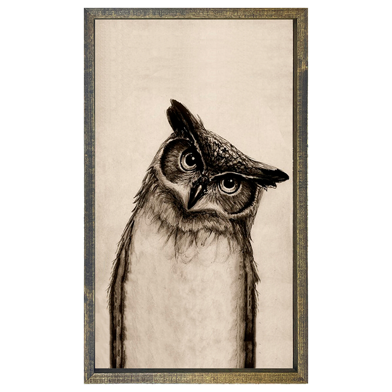 Owl Pen ink