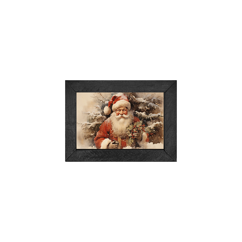 Santa smiling - Horizontal frame
