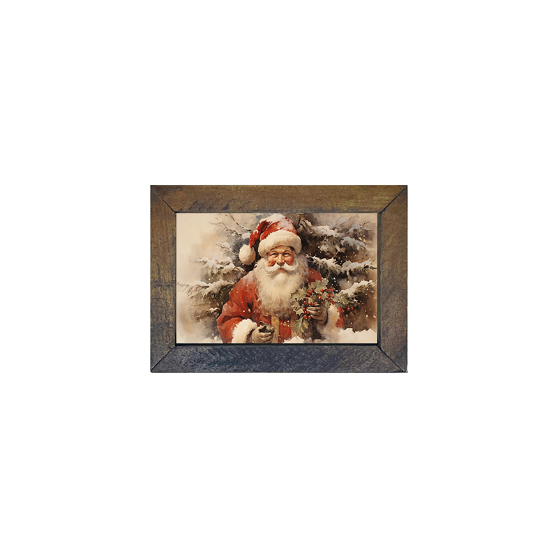 Santa smiling - Horizontal frame