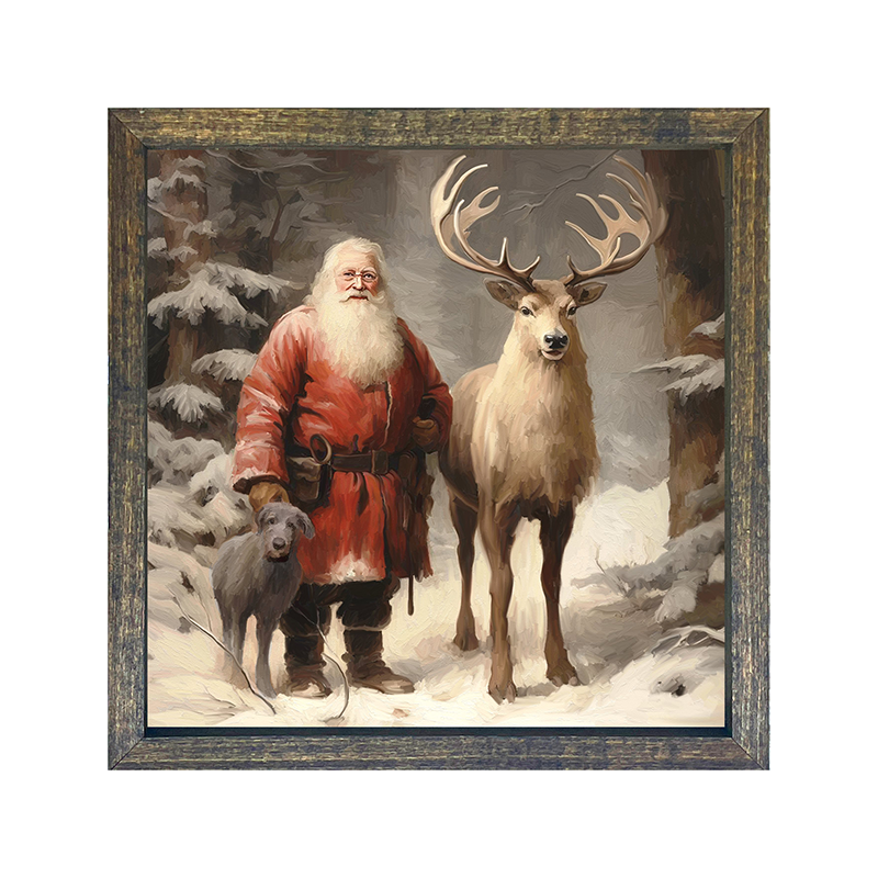 Winter Forest Santa