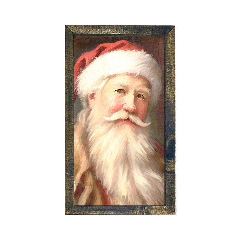 Santa portrait 13 - Vertical Frame