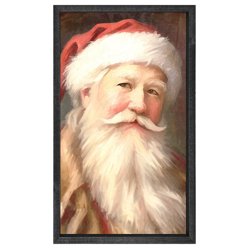 Santa portrait 13 - Vertical Frame