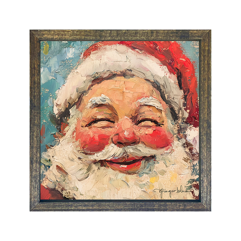 Santa with Rosey Cheeks