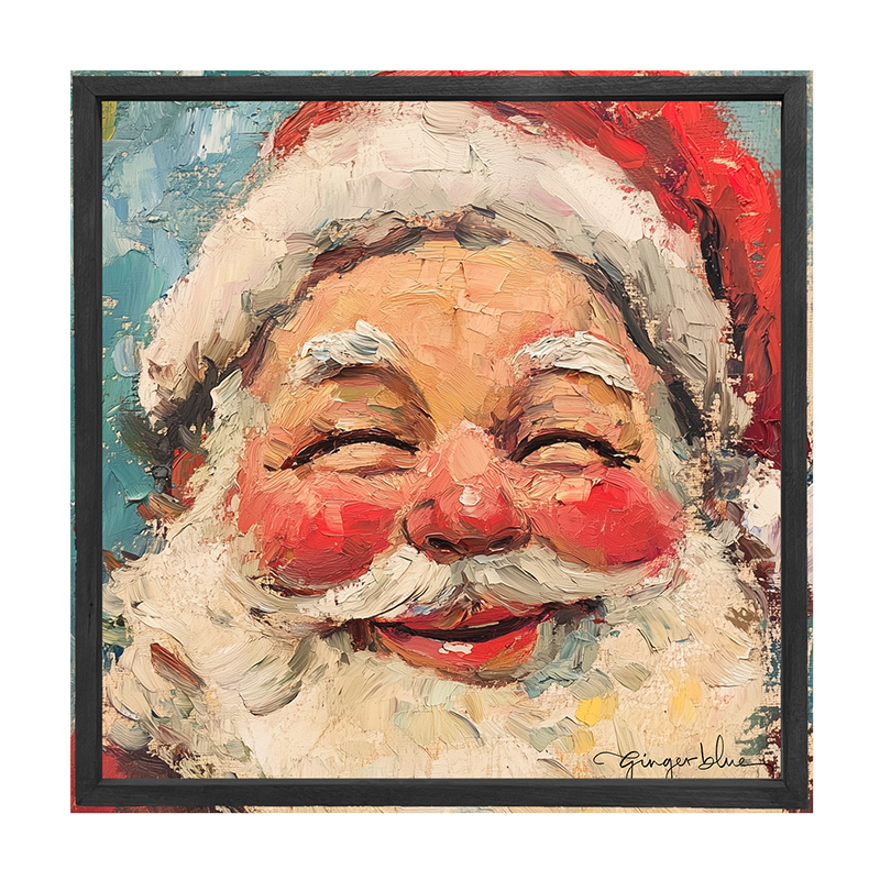 Santa with Rosey Cheeks