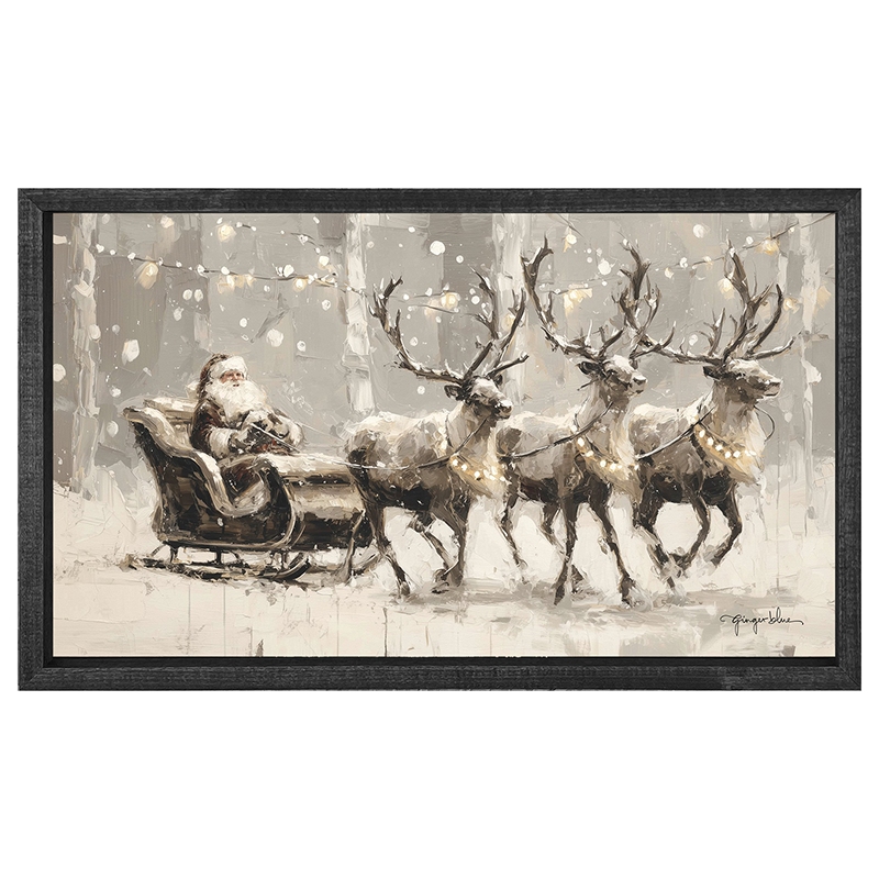 Sleigh Ride in the Snow - Horizontal Frame