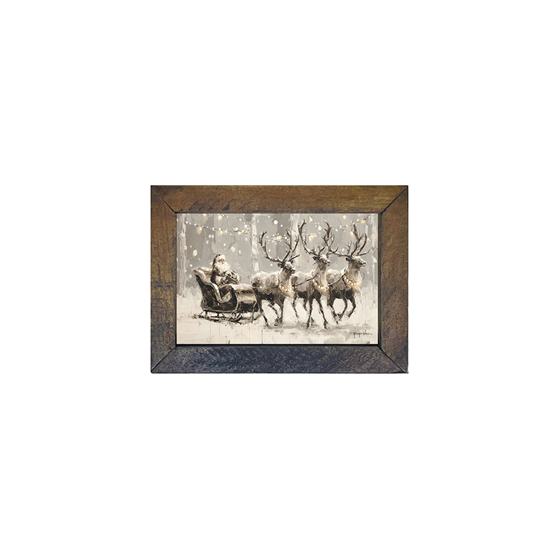 Sleigh Ride in the Snow - Horizontal Frame