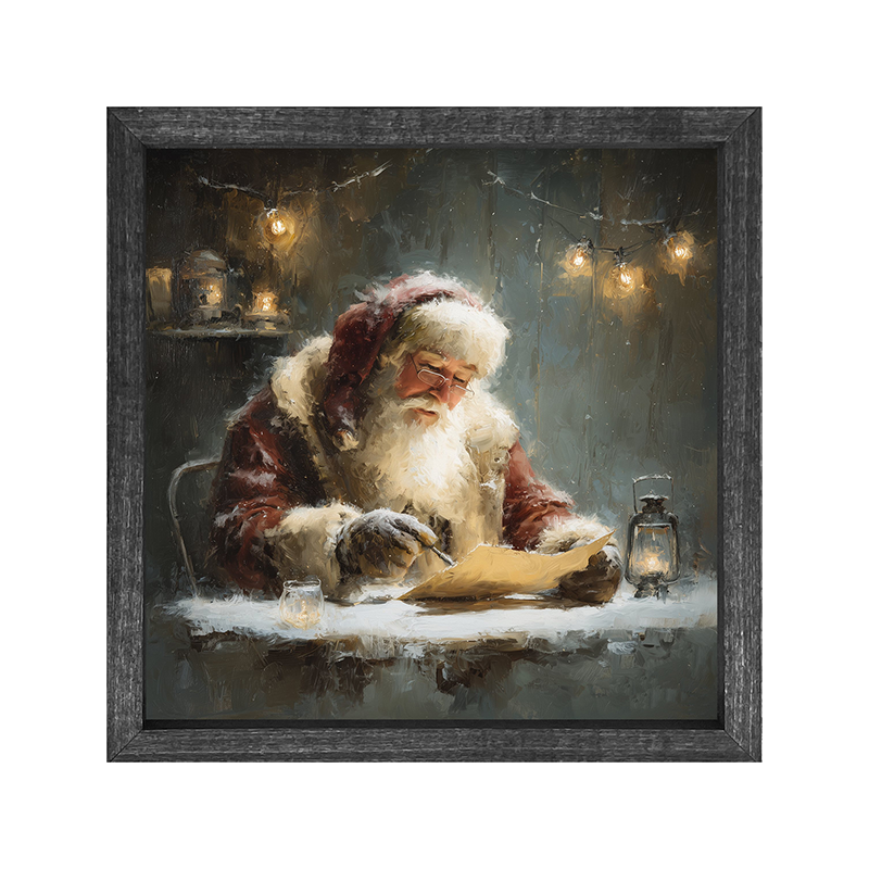 Santa Making his List