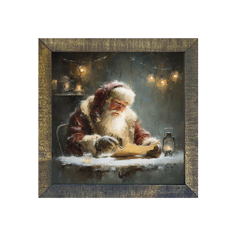 Santa Making his List