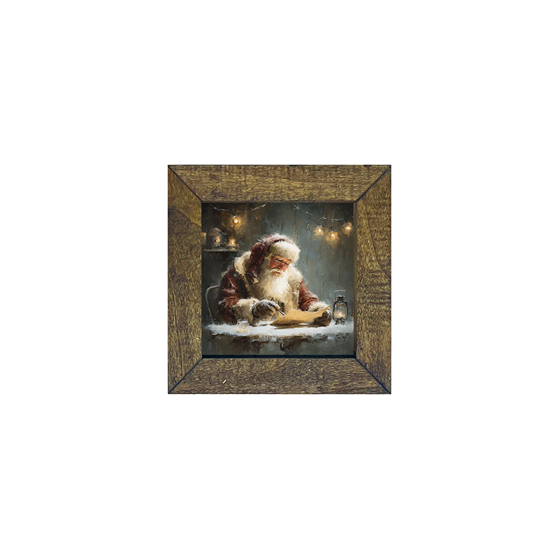 Santa Making his List