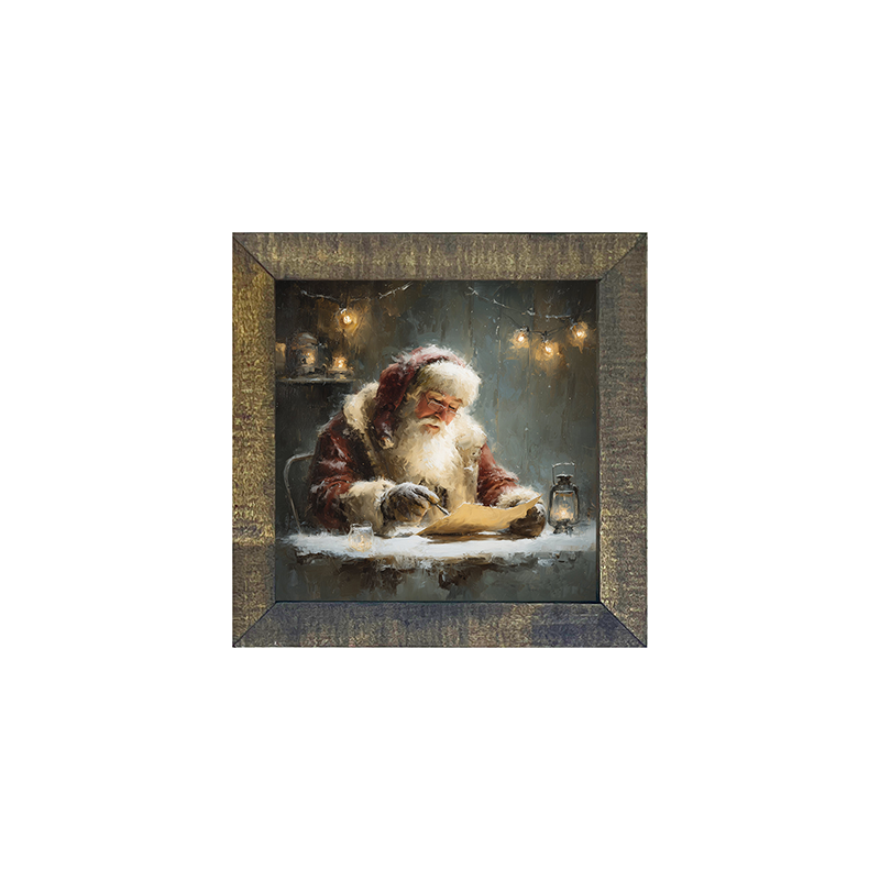 Santa Making his List