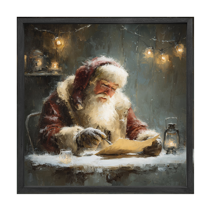Santa Making his List