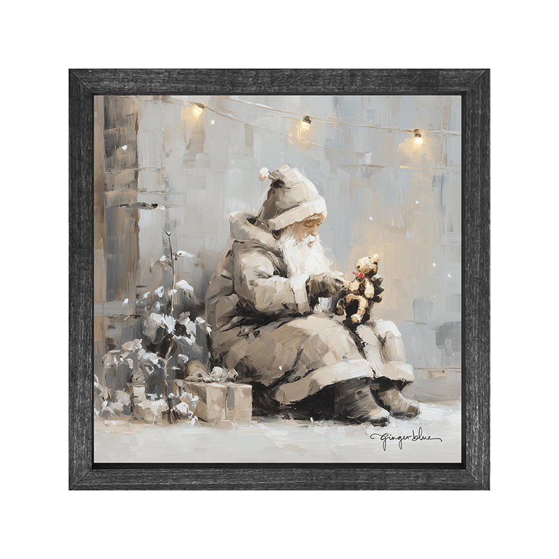 Santa with Teddy Bear
