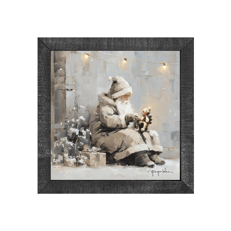 Santa with Teddy Bear