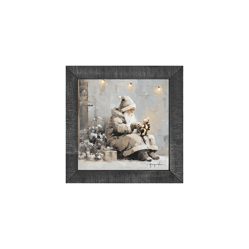 Santa with Teddy Bear