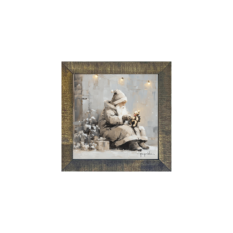 Santa with Teddy Bear