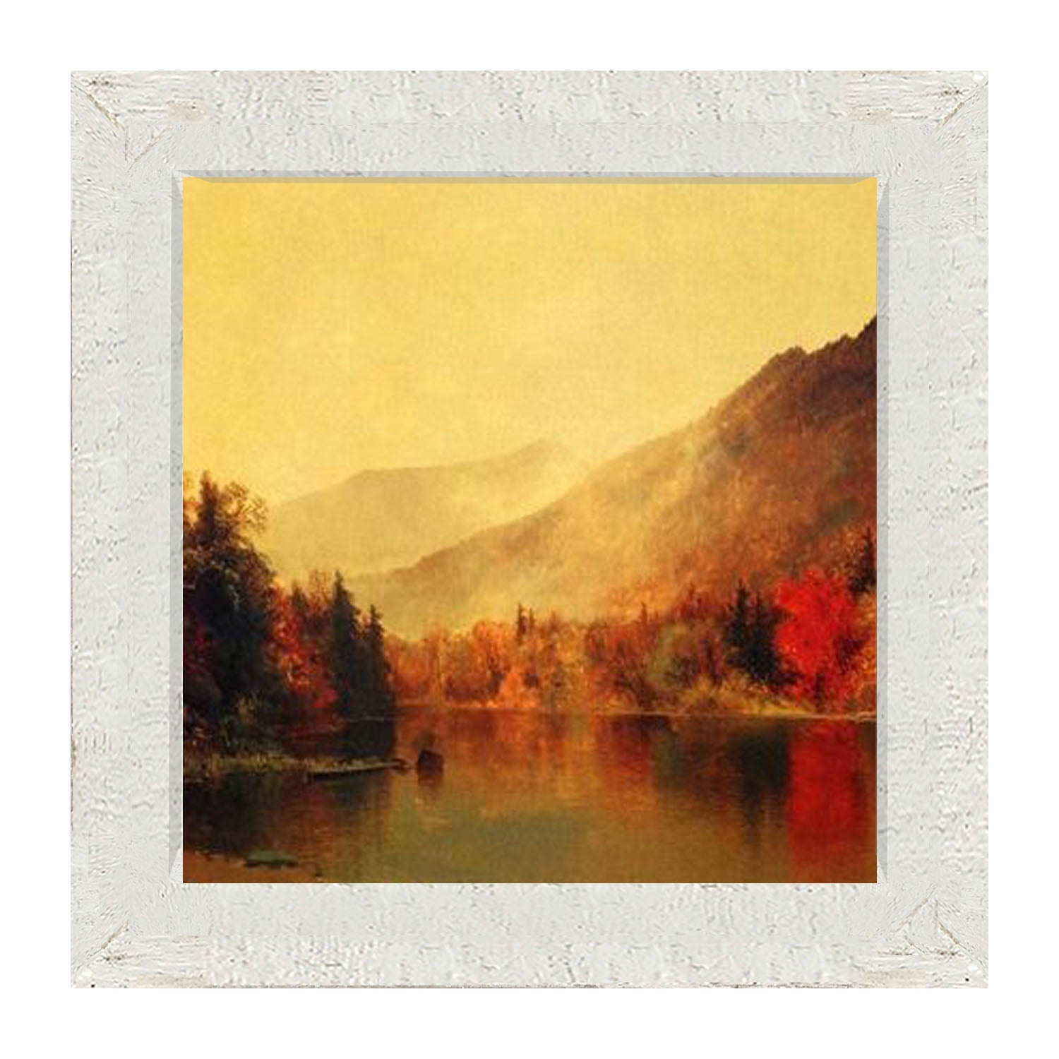 Autumn Lake - Framed art