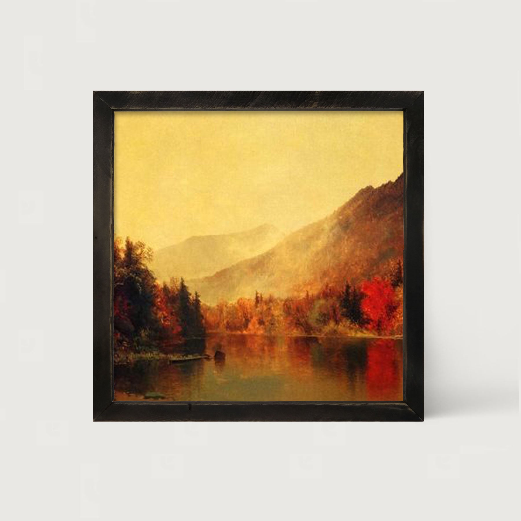 Autumn Lake - Framed art