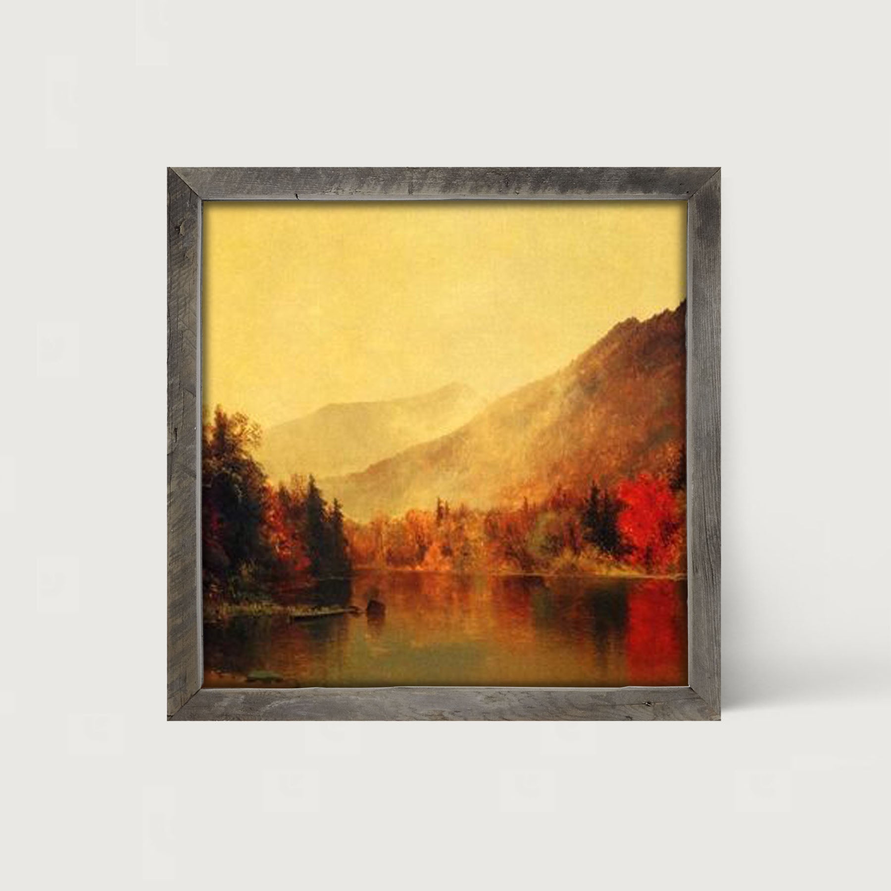 Autumn Lake - Framed art