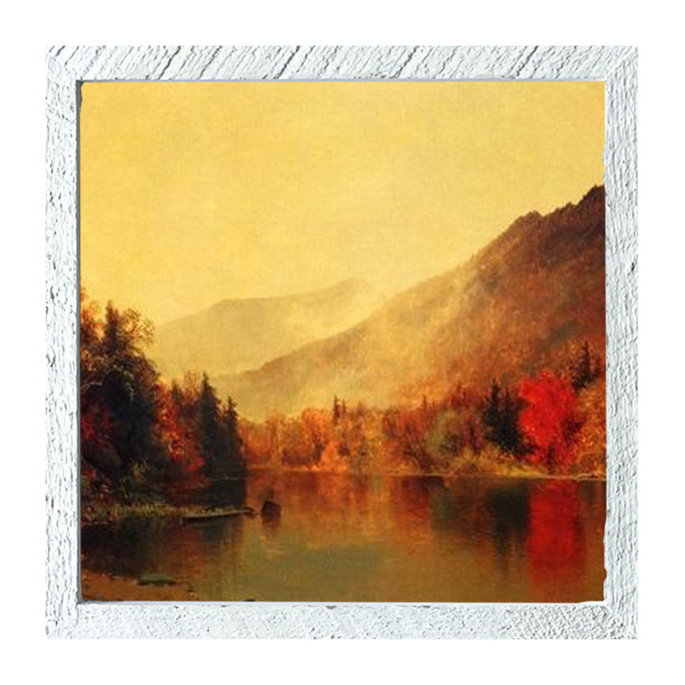 Autumn Lake - Framed art