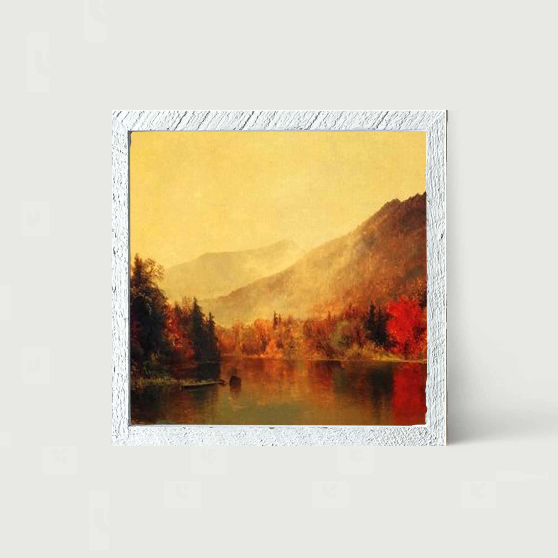 Autumn Lake - Framed art