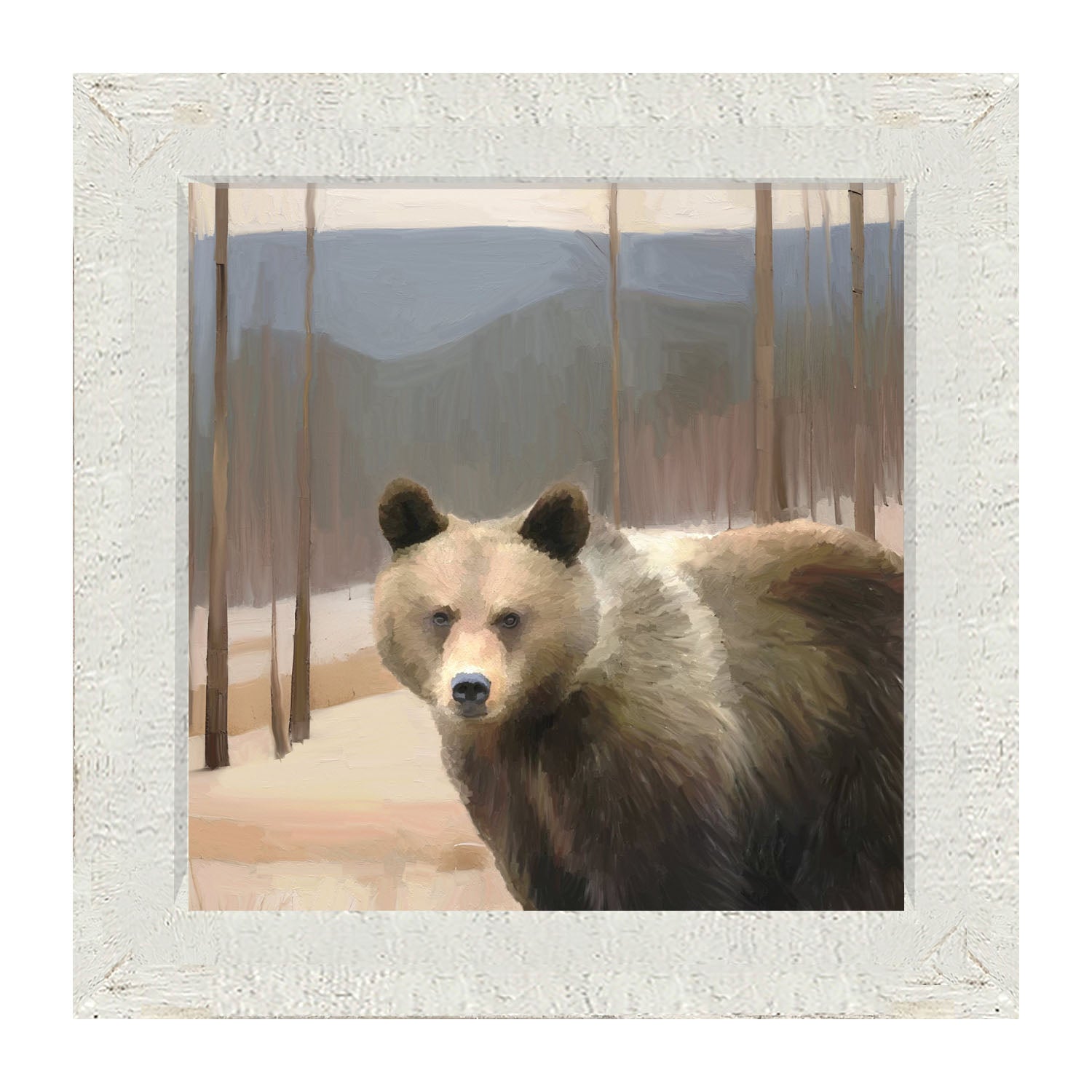 Brown Bear - Framed art
