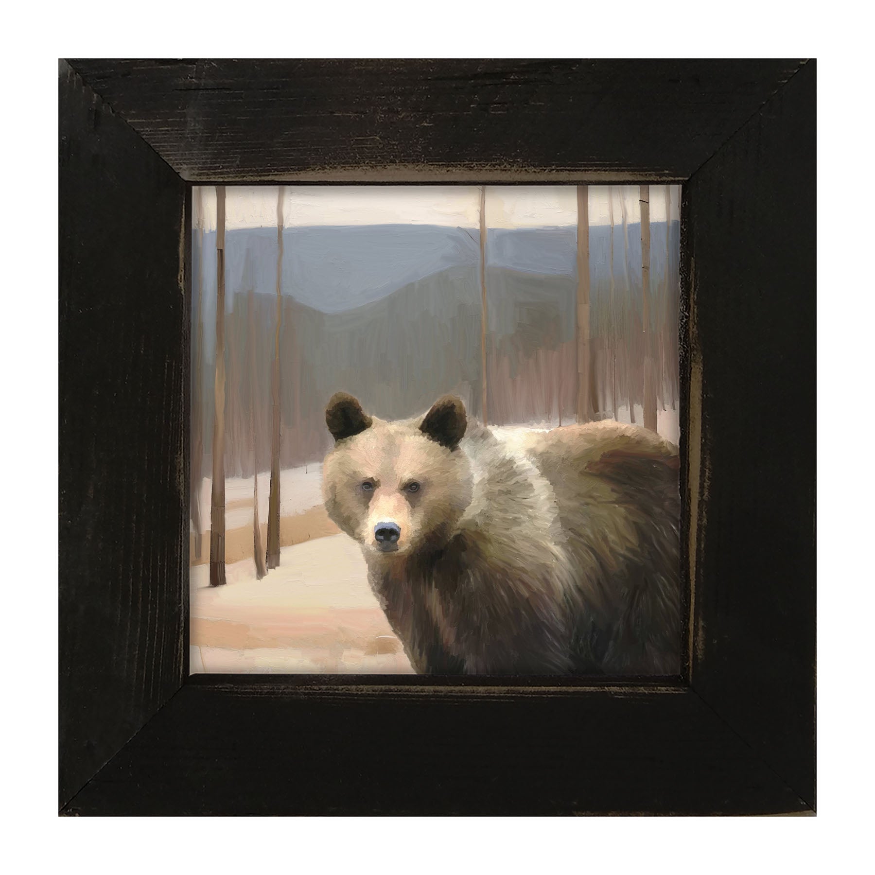 Brown Bear - Framed art
