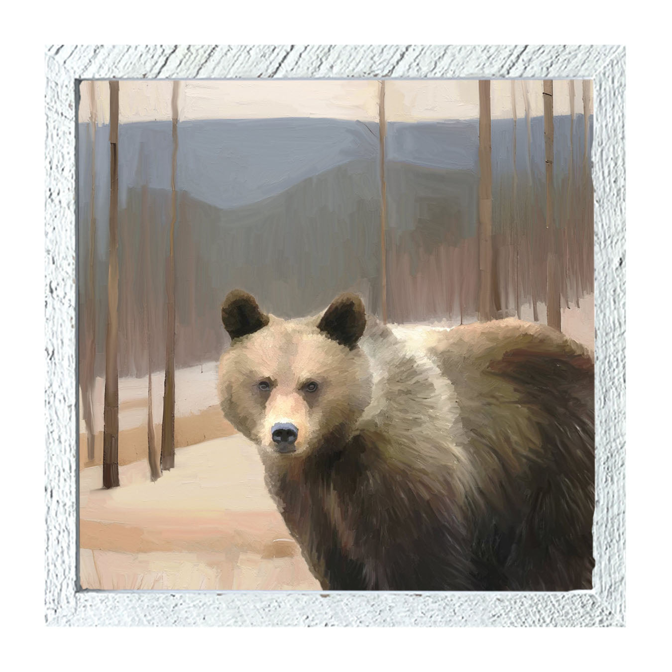 Brown Bear - Framed art