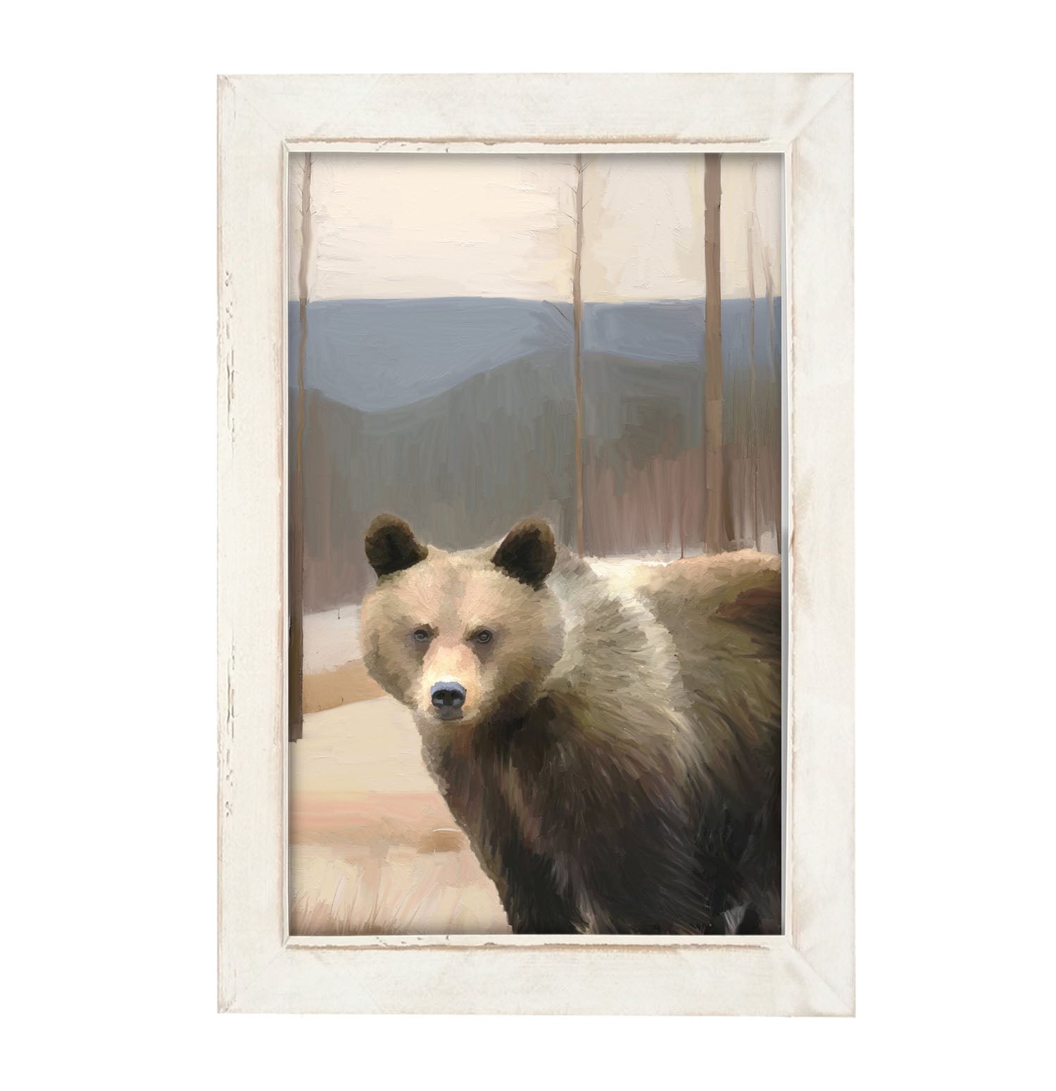 Brown Bear - Framed art