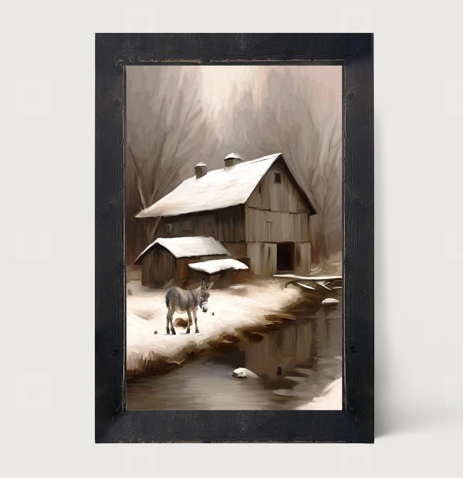 Donkey at Wintertime
