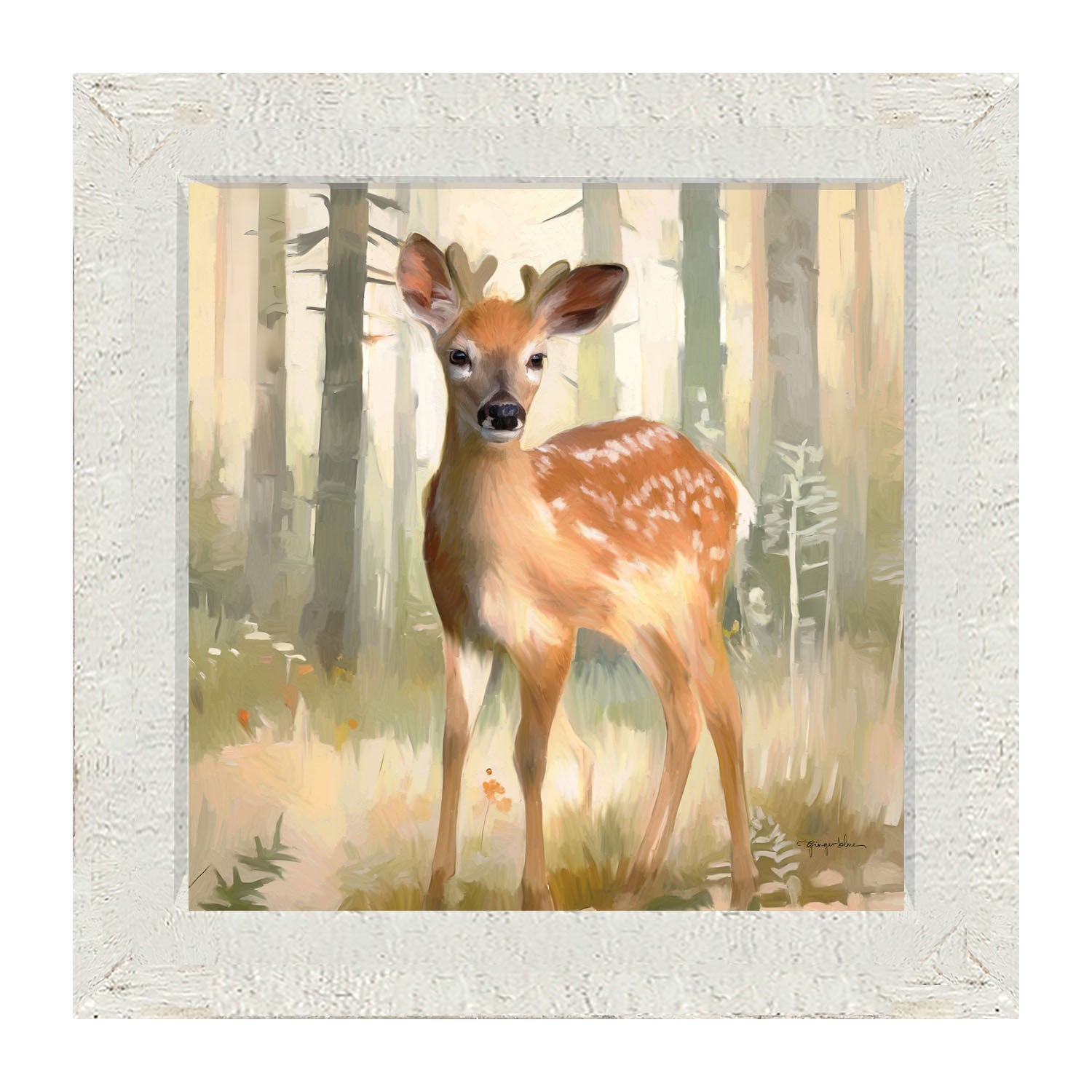 Forest Deer - Framed art