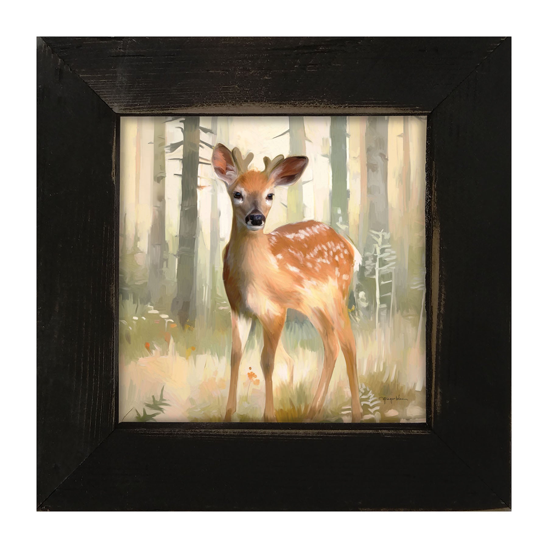 Forest Deer - Framed art