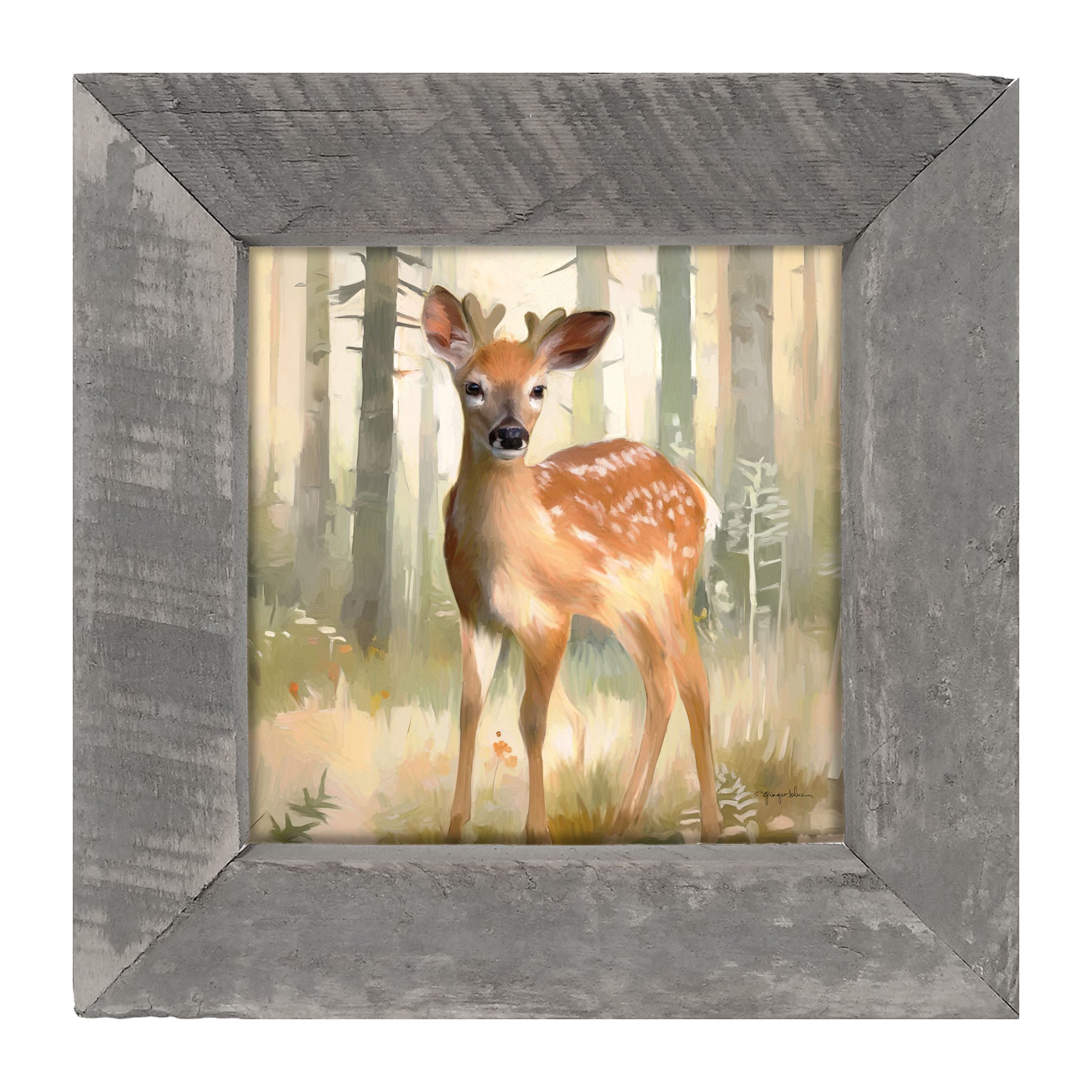 Forest Deer - Framed art