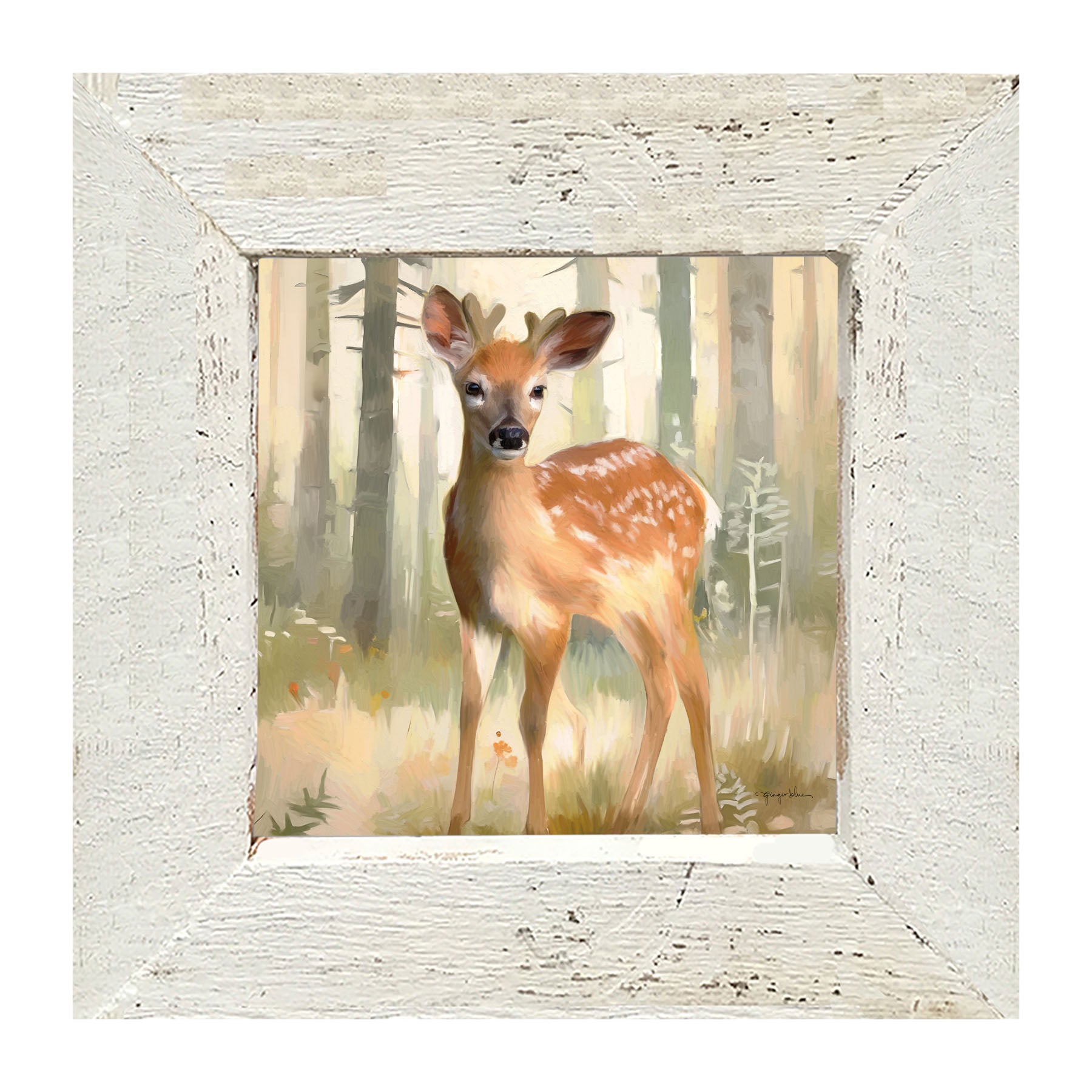 Forest Deer - Framed art