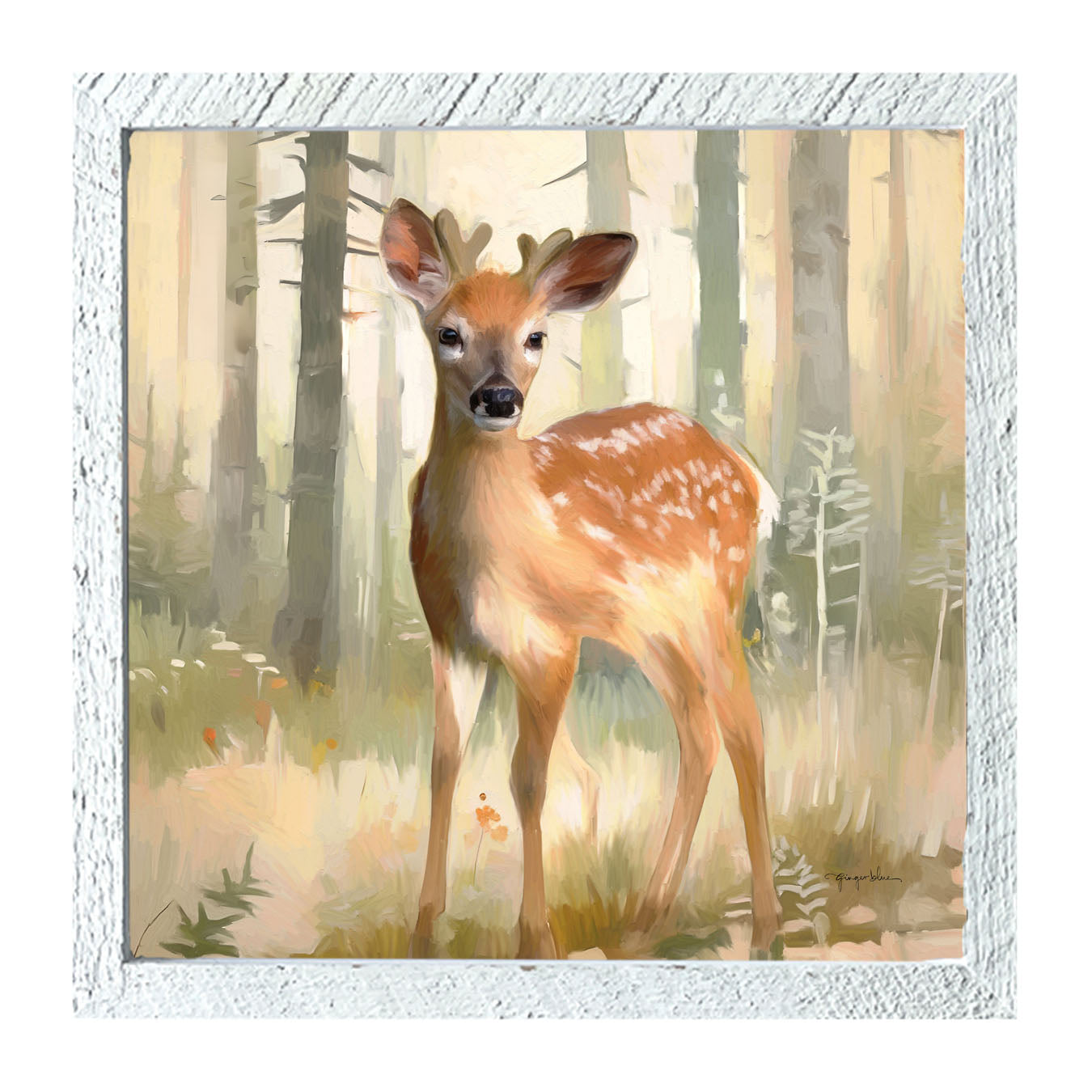 Forest Deer - Framed art