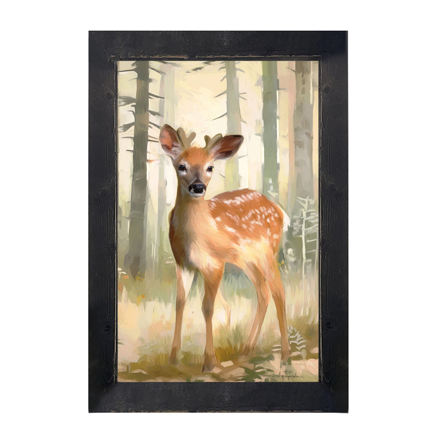 Forest Deer - Framed art