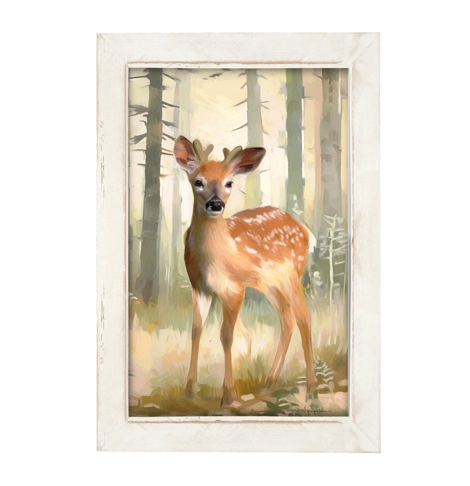 Forest Deer - Framed art