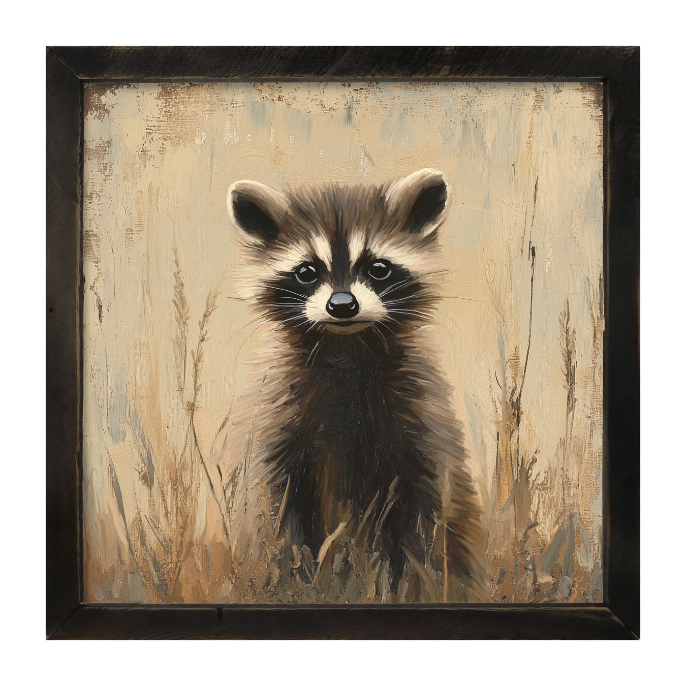 Baby Raccoon - Framed art