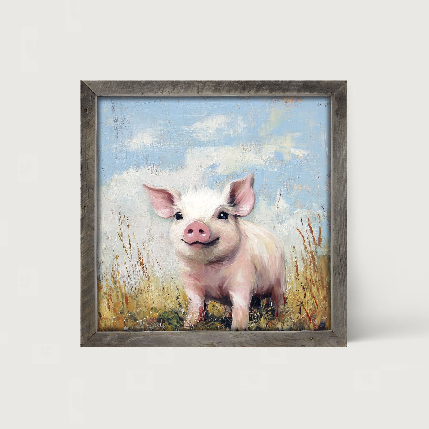 Baby Pig in a Meadow