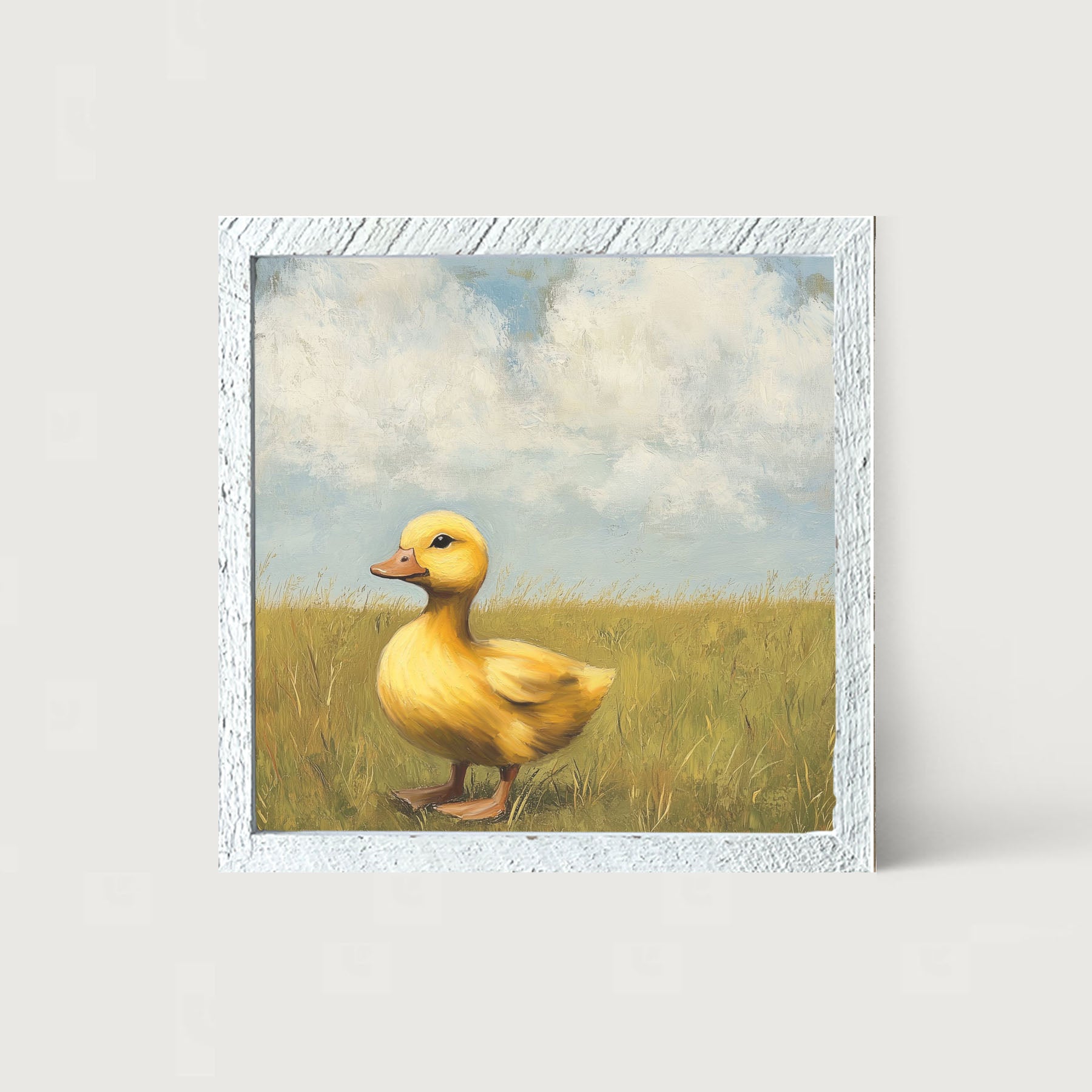 Baby Duck in a Meadow