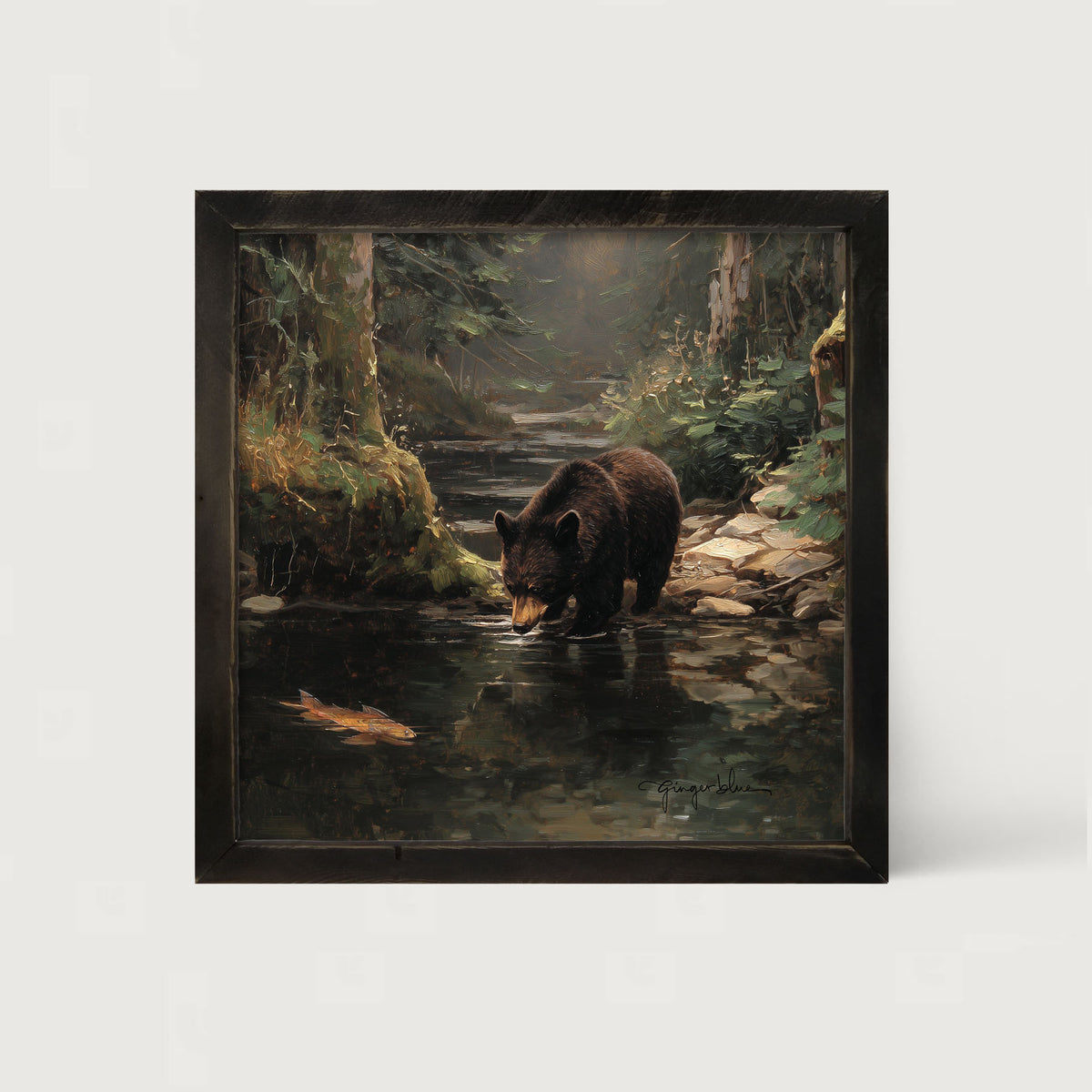 Bear Stopping for Water