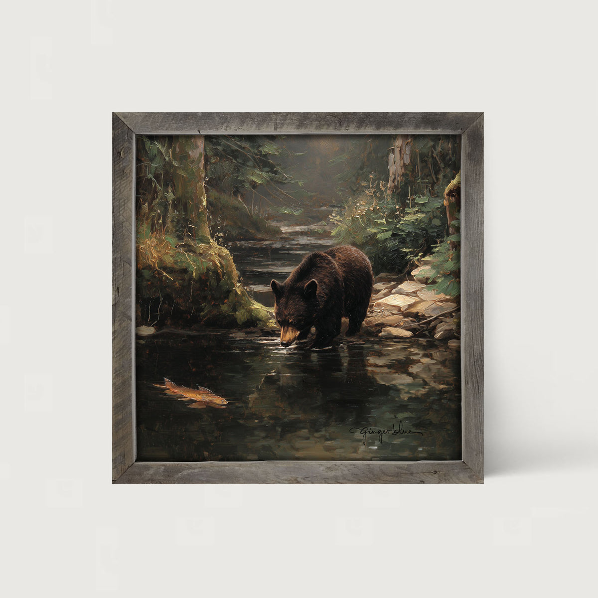 Bear Stopping for Water