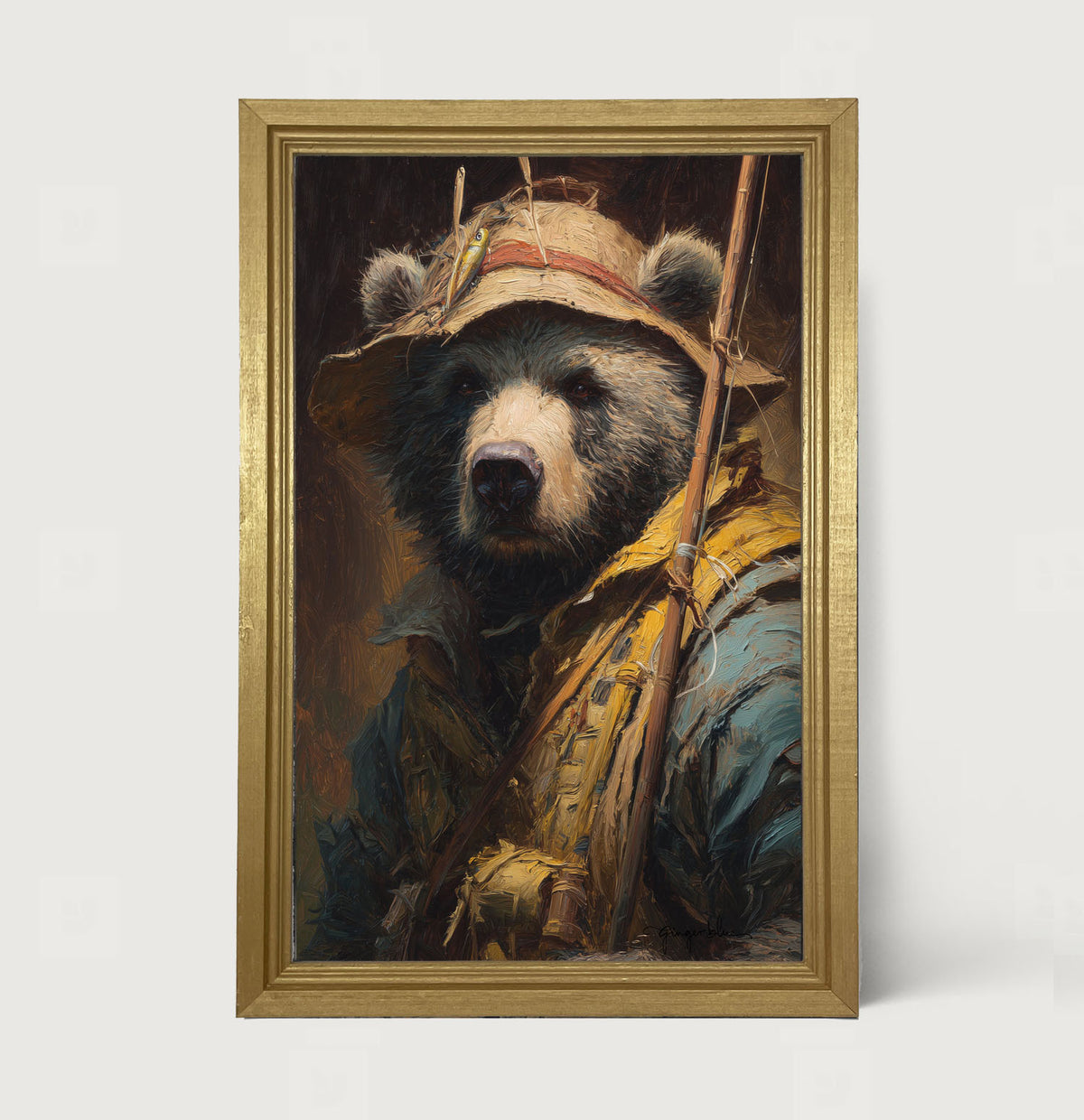 Fishing Bear Portrait
